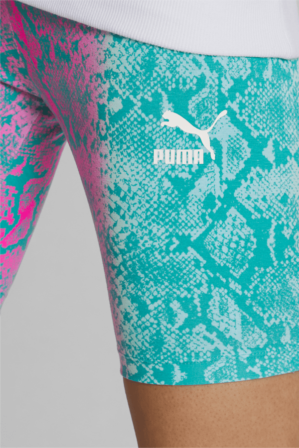 Classics Brighter Days Women's 7" Biker Tights, Viridian Green, extralarge